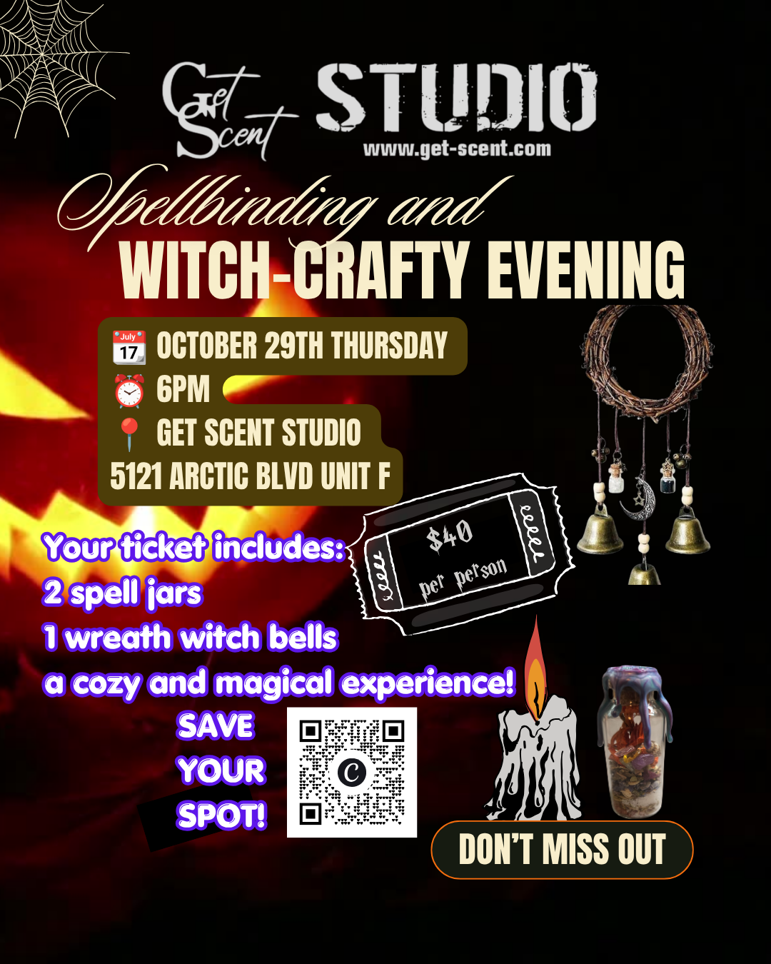 Spellbinding & Witch-Crafty Evening